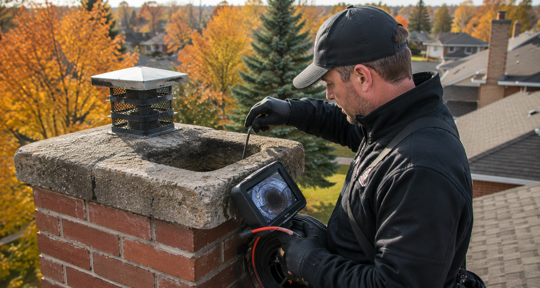 Professional chimney inspection in Regina by a certified sweep